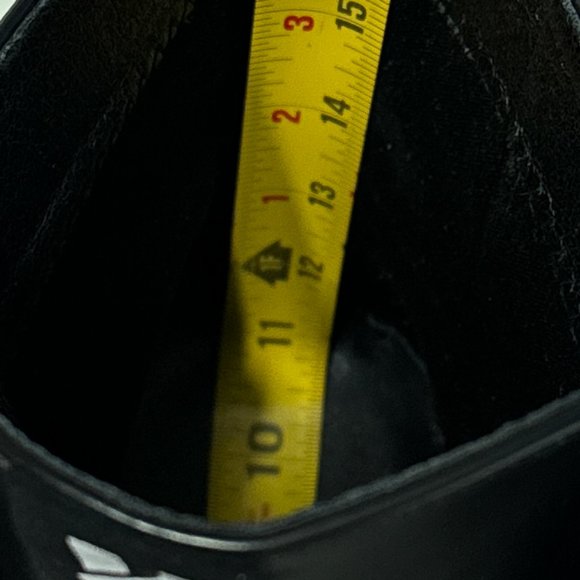 **SOLD**Koi Borin Metal Hardware Platform Combat Boots Black Mens 10 Chains - Picture 16 of 16